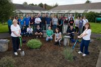 The entire work force of Cardiff Community Housing Association (CCHA) 